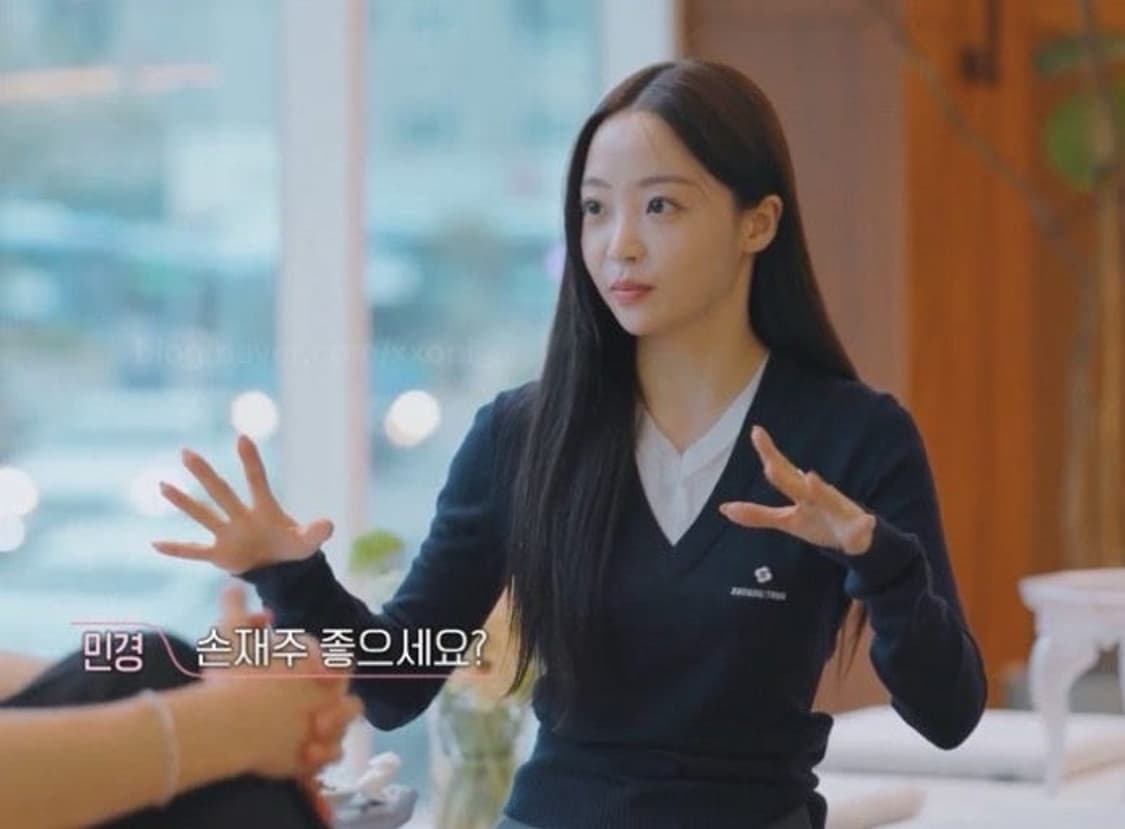 슈슈통 패치워크 브이넥 니트탑 그레이 사이즈 6 상품이미지2