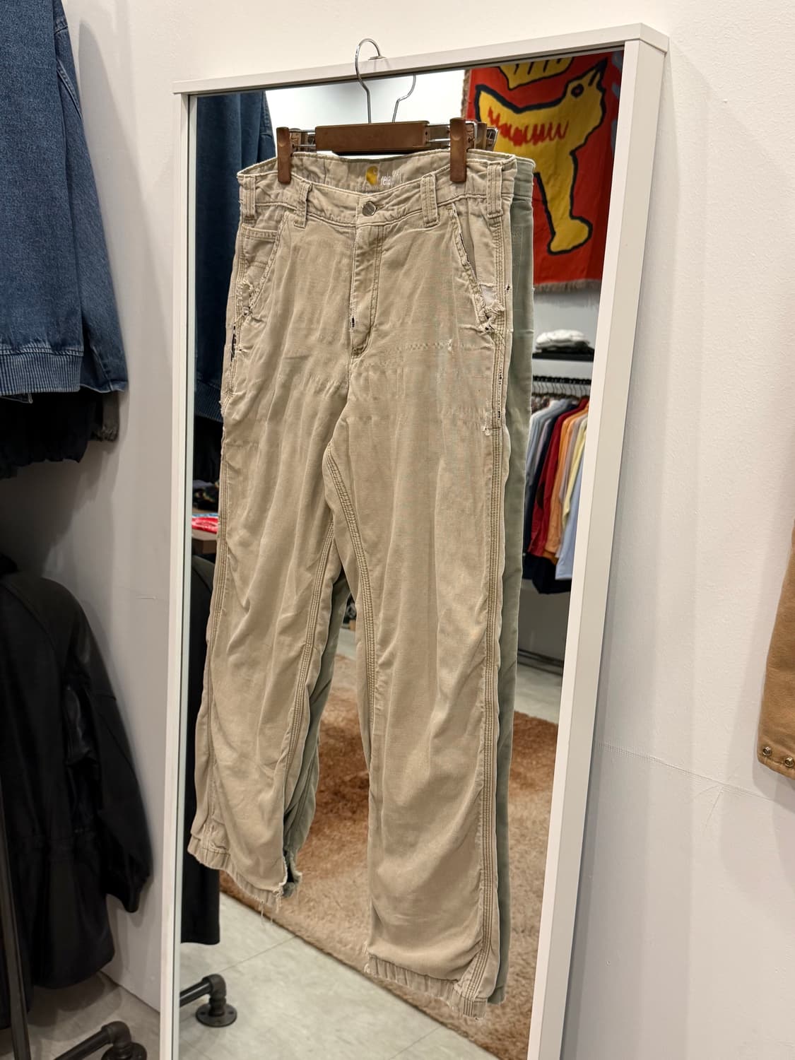 Carhartt 칼하트 디스트로이드 빈티지 워크 팬츠 (33-34) 상품이미지1