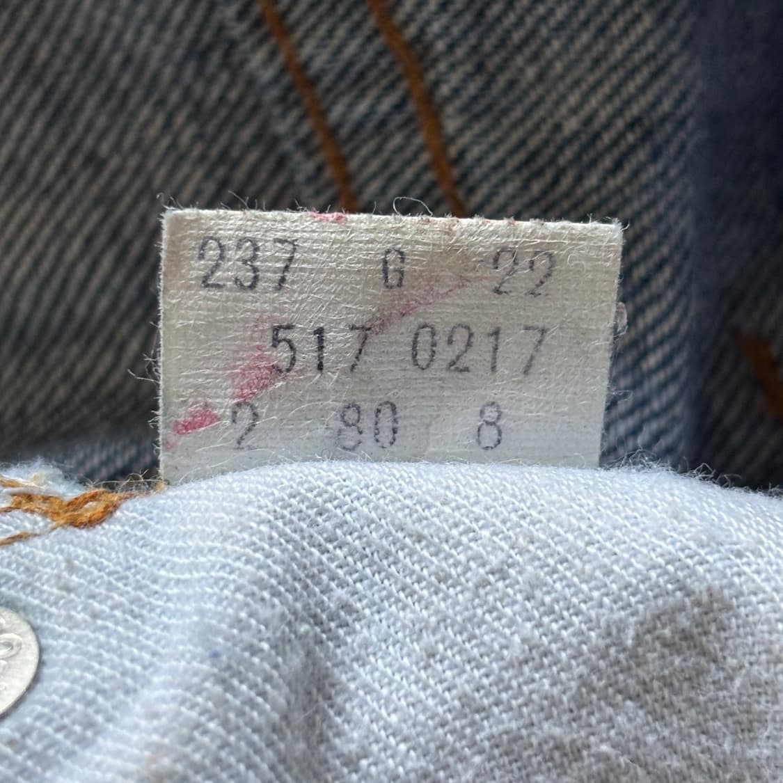 80s 빈티지 리바이스 517 66 후기 허리45cm 상품이미지9