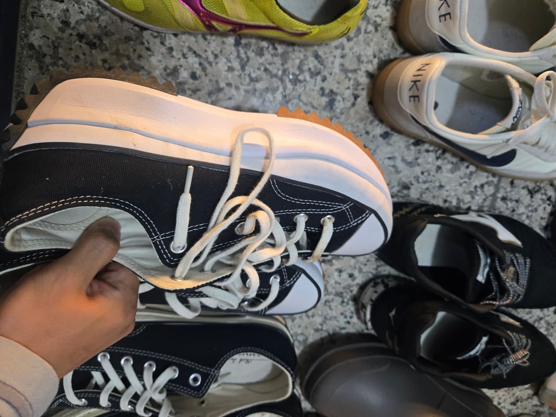 컨버스 런스타 하이크 로우 블랙 260 상품이미지3