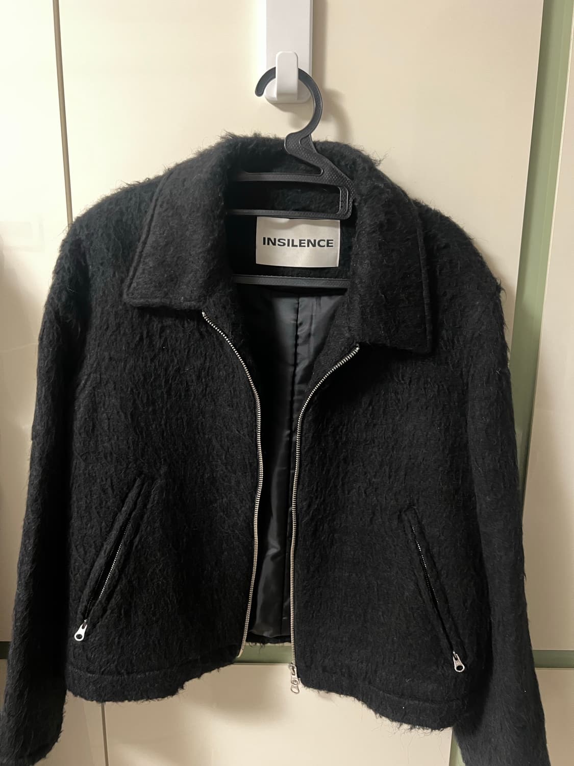 인사일런스 헤어리 울 집업 자켓(S) 상품이미지1