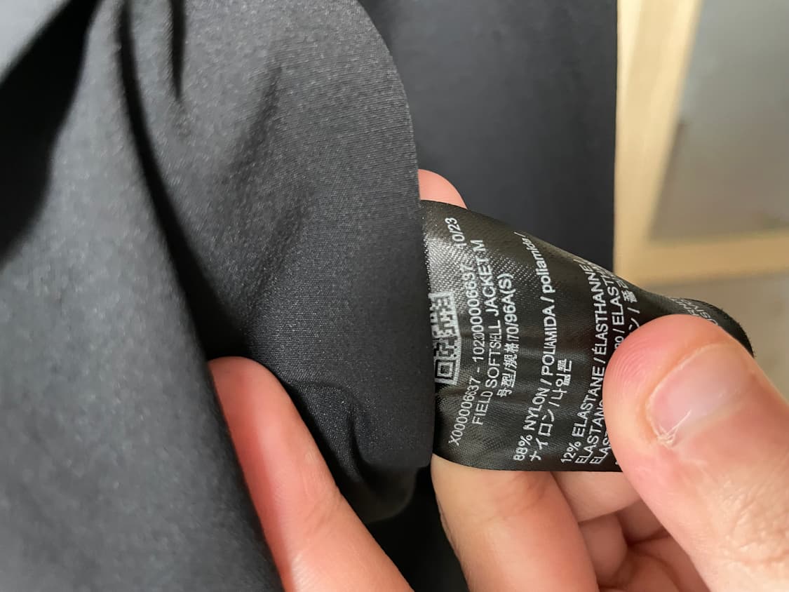 [S]24ss베일런스 필드 소프츠쉘 재킷 블랙 상품이미지4