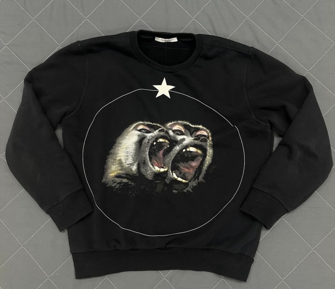 Givenchy 16aw two monkey sweat shirt M 상품이미지3