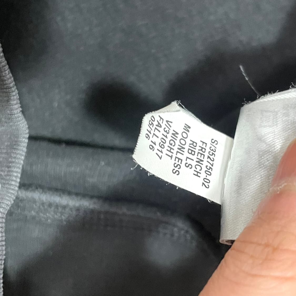 갭 차콜 코듀로이 긴팔티셔츠 남성M 상품이미지5