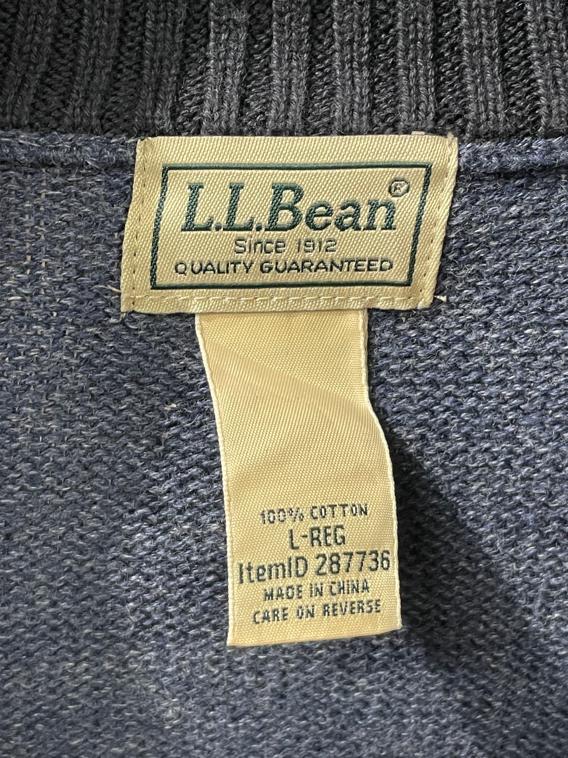LL bean 반집업 니트 상품이미지9