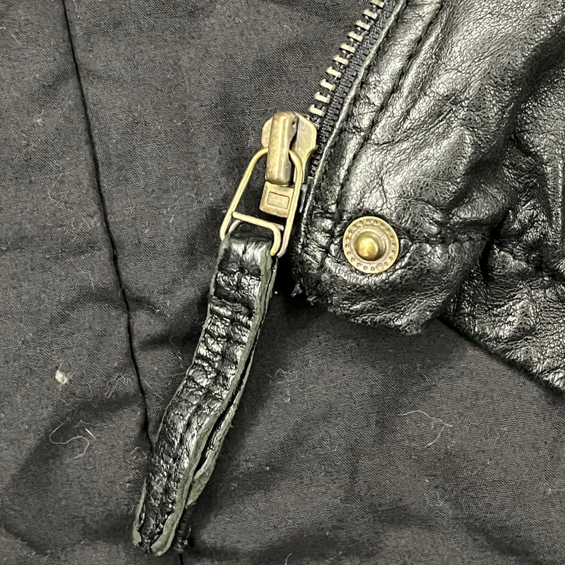 [정품/55] 빈티지 여성 양가죽자켓 b18 상품이미지5