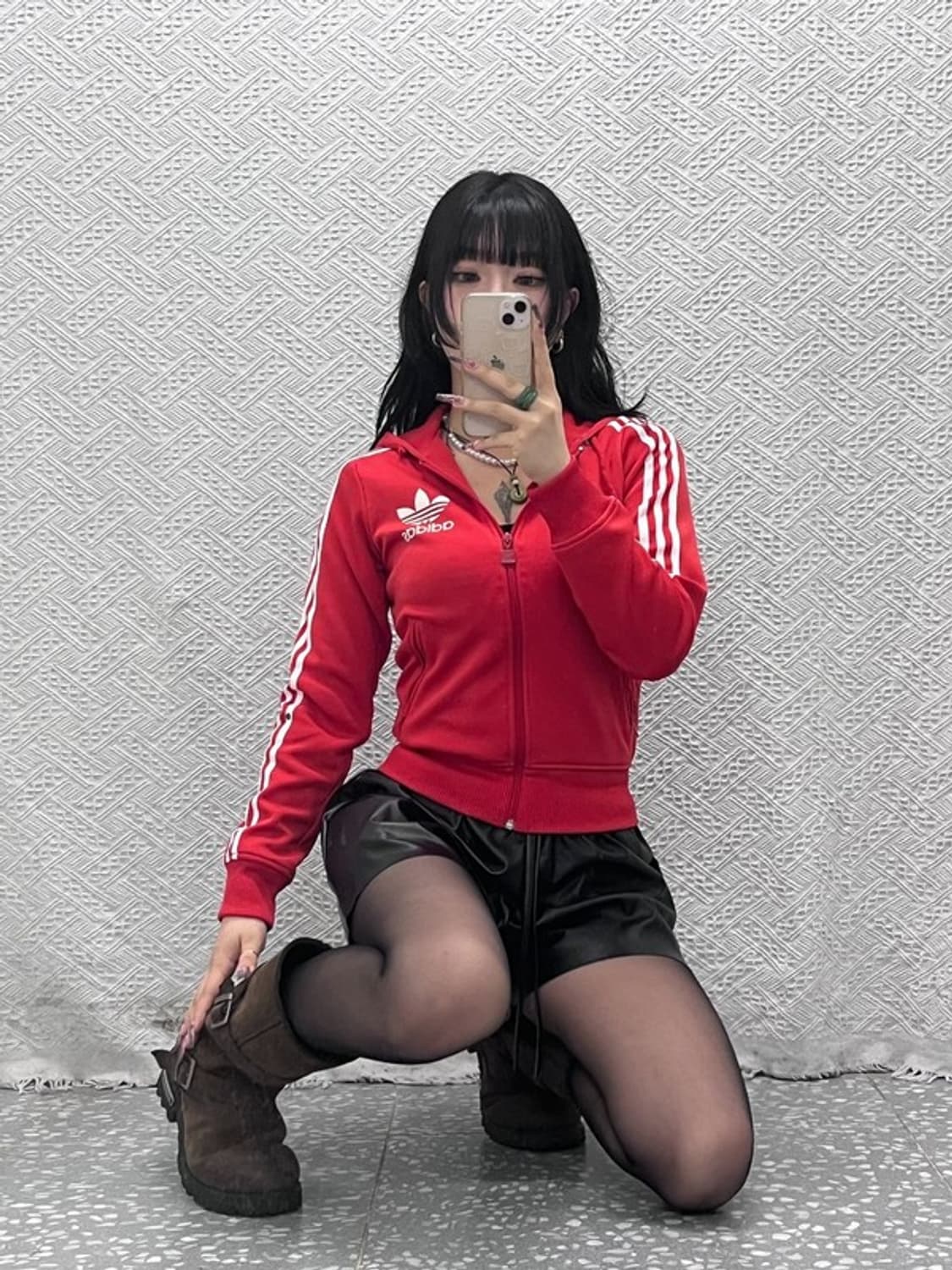 아디다스 유로파 플락 Y2K 후드 져지 집업 자켓 85 C11617 상품이미지1