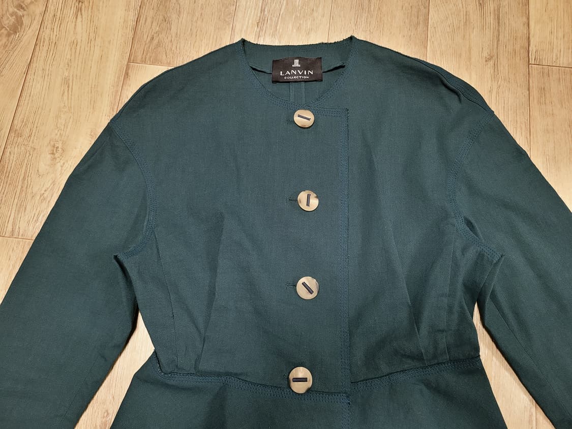 랑방컬렉션(LANVIN) 린넨 블렌드 페플럼자켓 55 상품이미지6