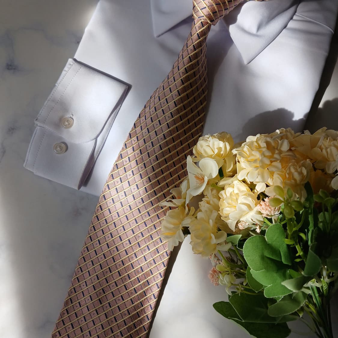 크리스찬 디올 넥타이 체크 스트라이프 패턴 9.3cm A등급 A19856 상품이미지4