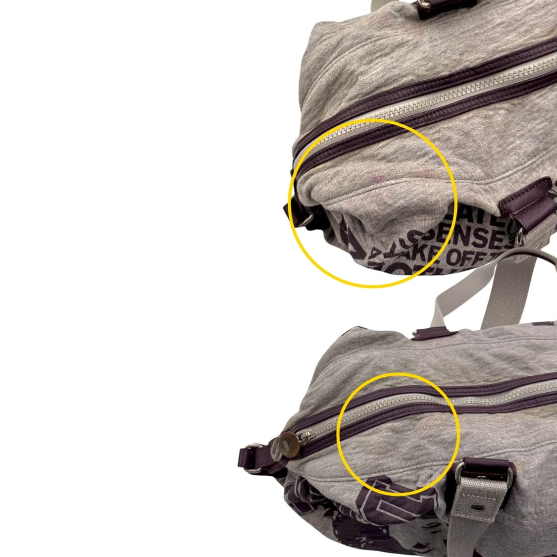 히스테릭글래머 프린티드 스웻 숄더백 그레이 상품이미지6