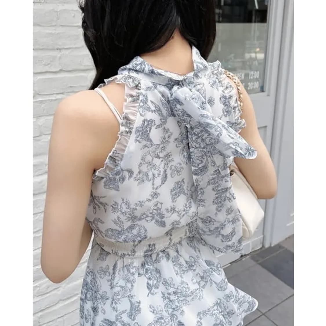 ingni 플라워 리본 원피스 상품이미지3