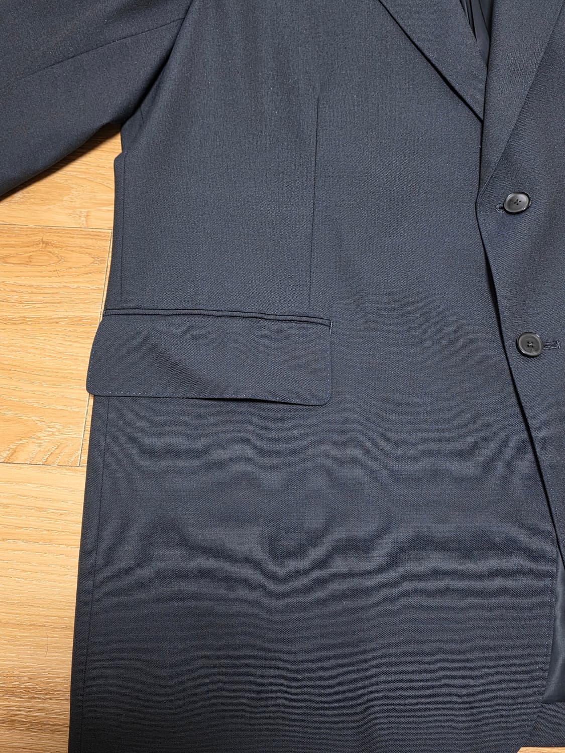 5size택포45만)25ss오라리 키드 모헤어 홉색 자켓 다크네이비 상품이미지5