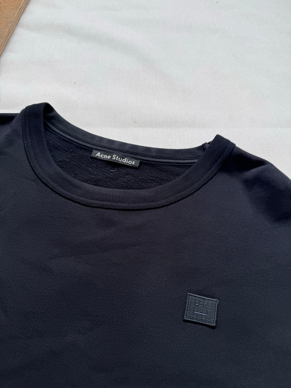 acne studios 아크네 스튜디오 페이스 패치로고 맨투맨 상품이미지3