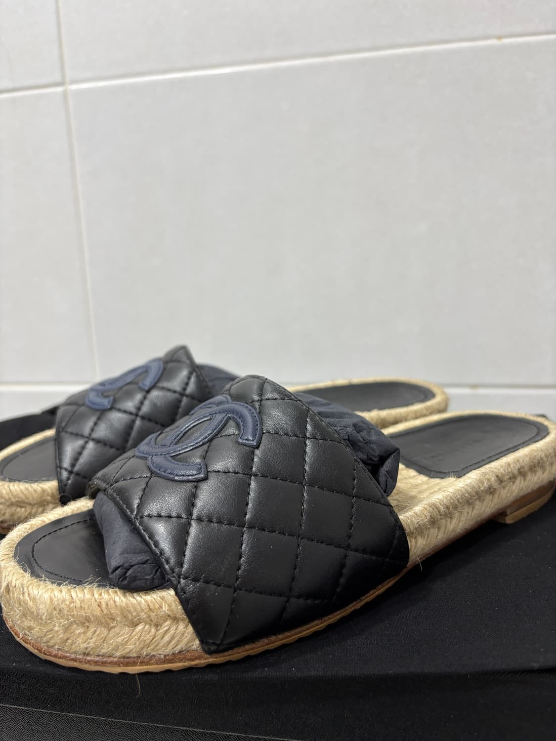 정품)샤넬 에스파듀 뮬 상품이미지6