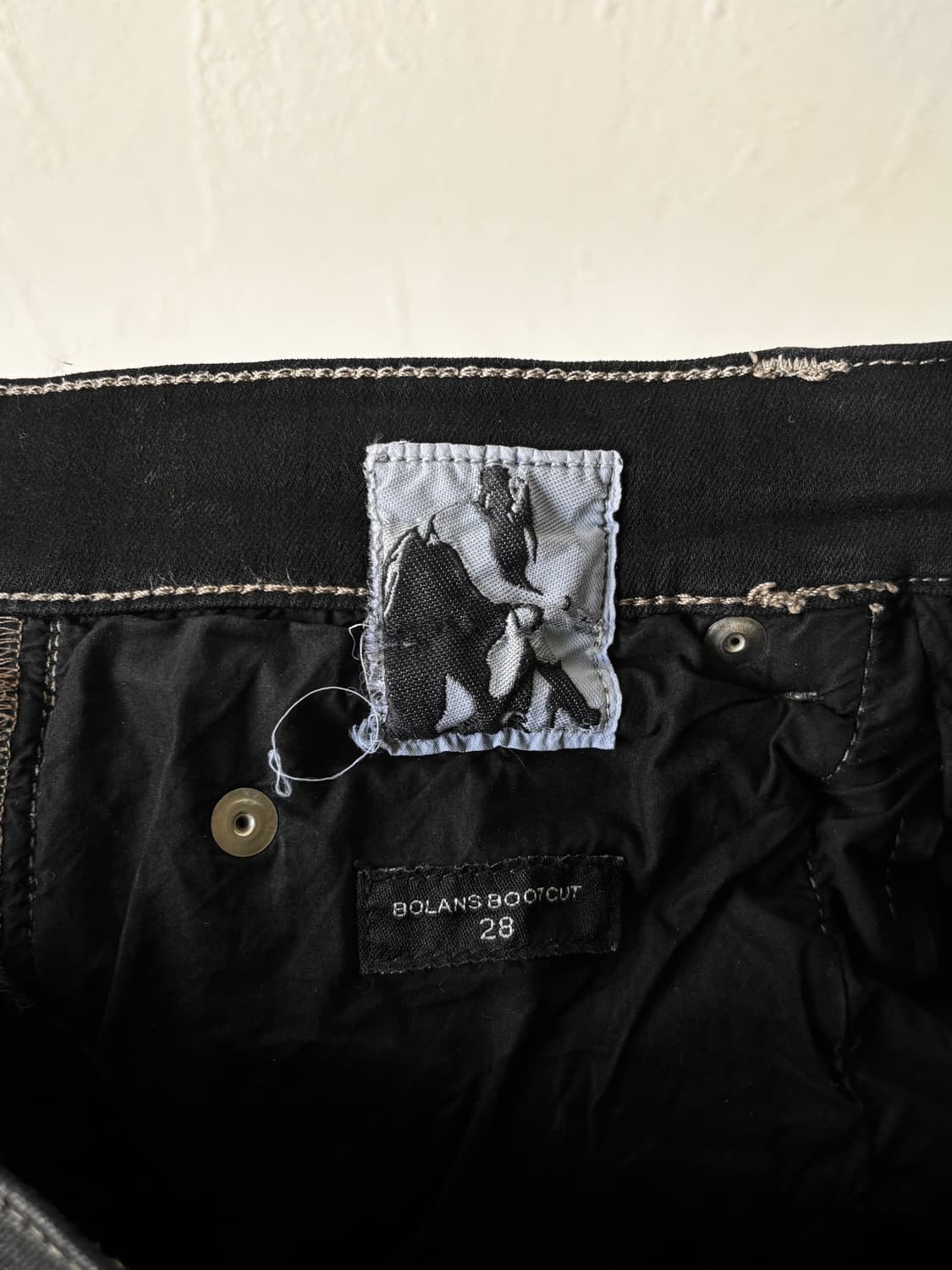 릭오웬스 볼란 부츠컷 왁스 진 sbw 상품이미지7