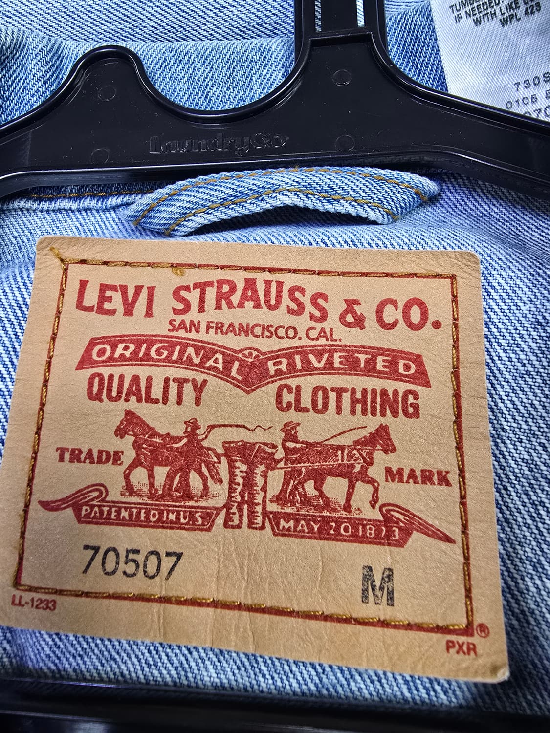 리바이스 크롭 청자켓 데님자켓 (1833) 상품이미지3