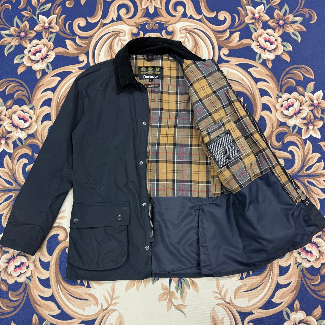 (M)바버 Barbour 애쉬비 왁스자켓(네이비) 상품이미지3