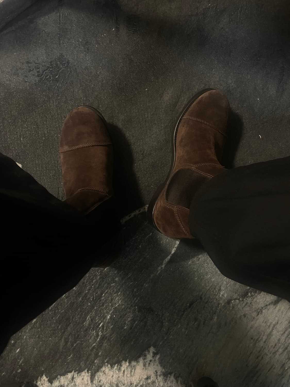 부테로 다크브라운 스웨이드 첼시부츠 40size 상품이미지2