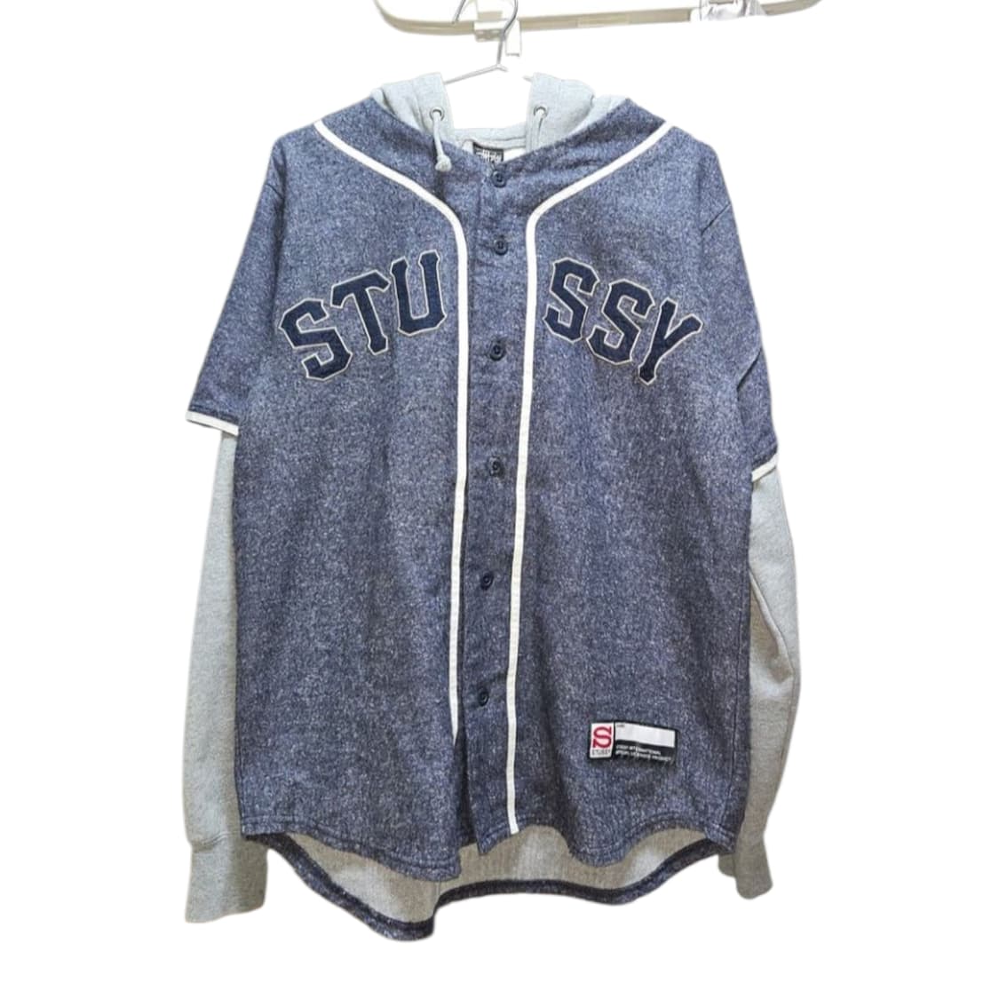 스투시 올드스쿨 레이어드 후드 상품이미지1