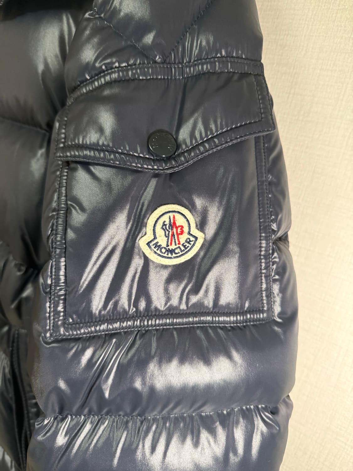 [3] 몽클레어(몽클레르) 마야 후드 다운 자켓 네이비 상품이미지3