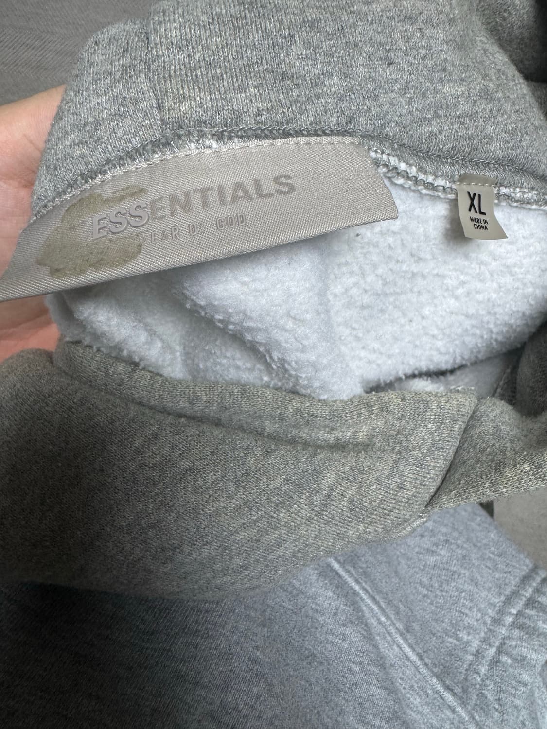 [크림구매] 에센셜 후드 다크 오트밀 상품이미지3