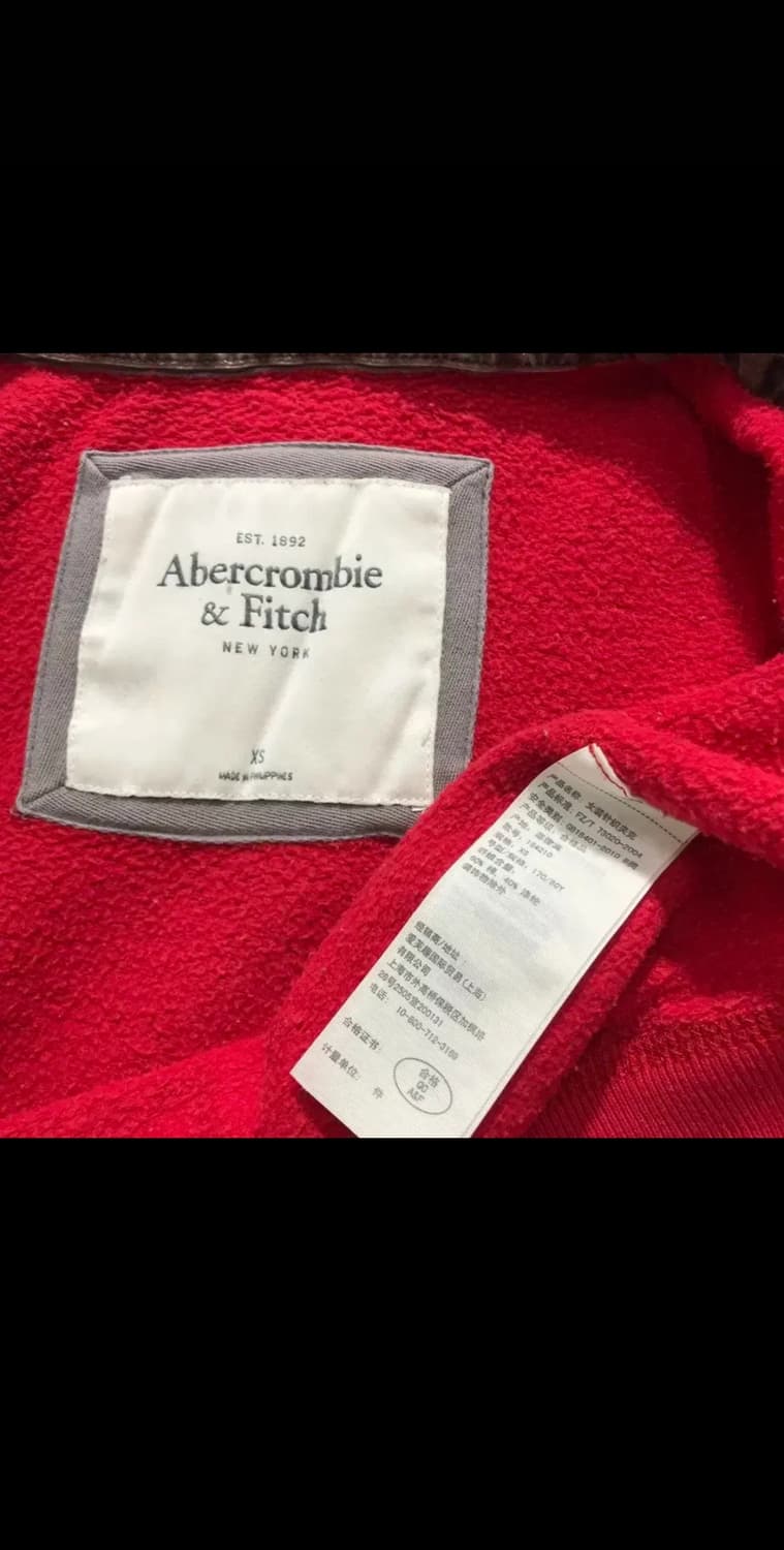 [[여성 XS, A급]# 아베크롬비(AF) 기모 후드 집업 상품이미지3