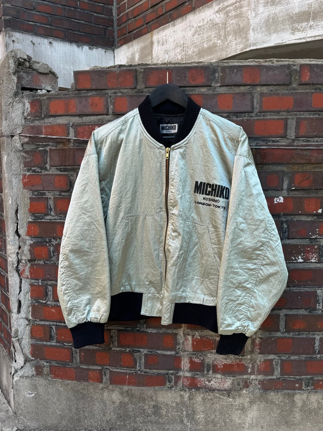 미치코 코시노 런던 스펠아웃 나일론 봄버자켓  상품이미지3