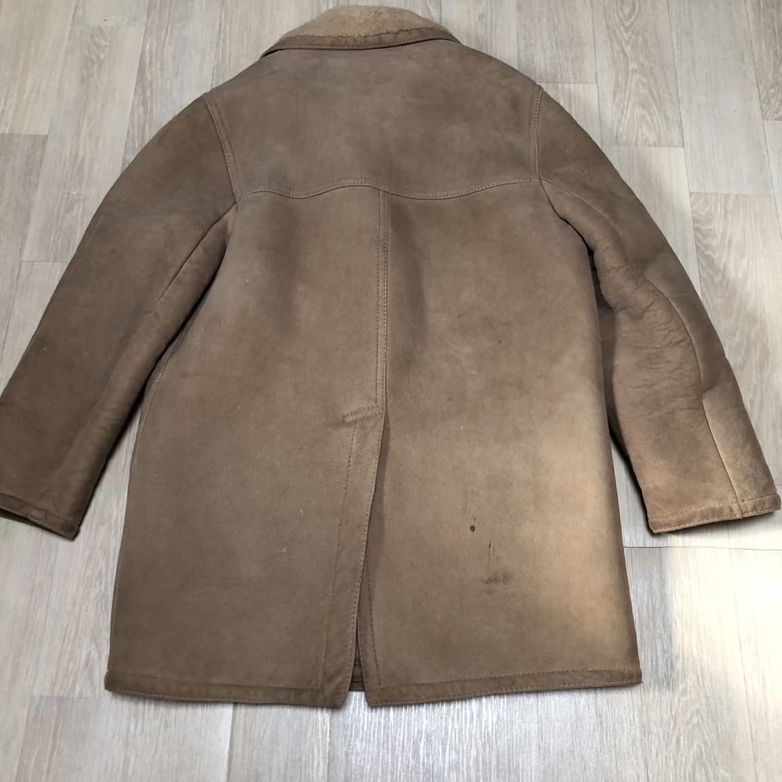 (M-L) Sawyer of Napa 미국제 양털 무스탕 시어링 코트 상품이미지3