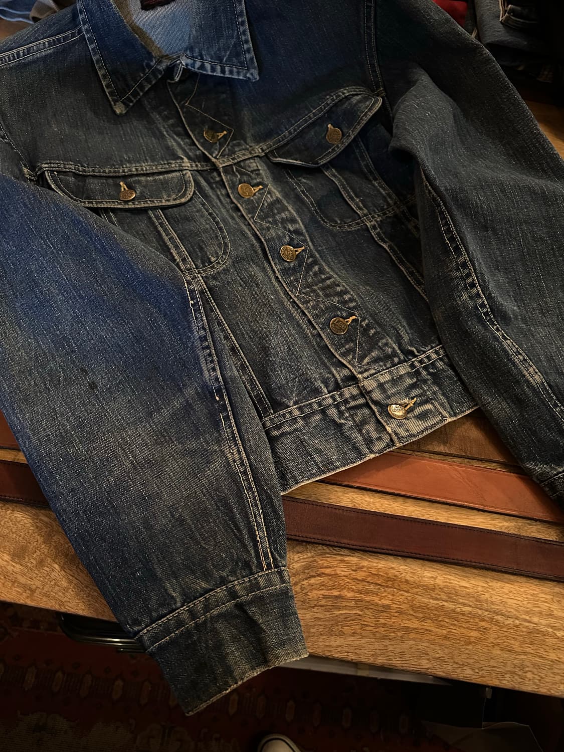 50s USA LEE 101-J Denim Jacket 상품이미지8