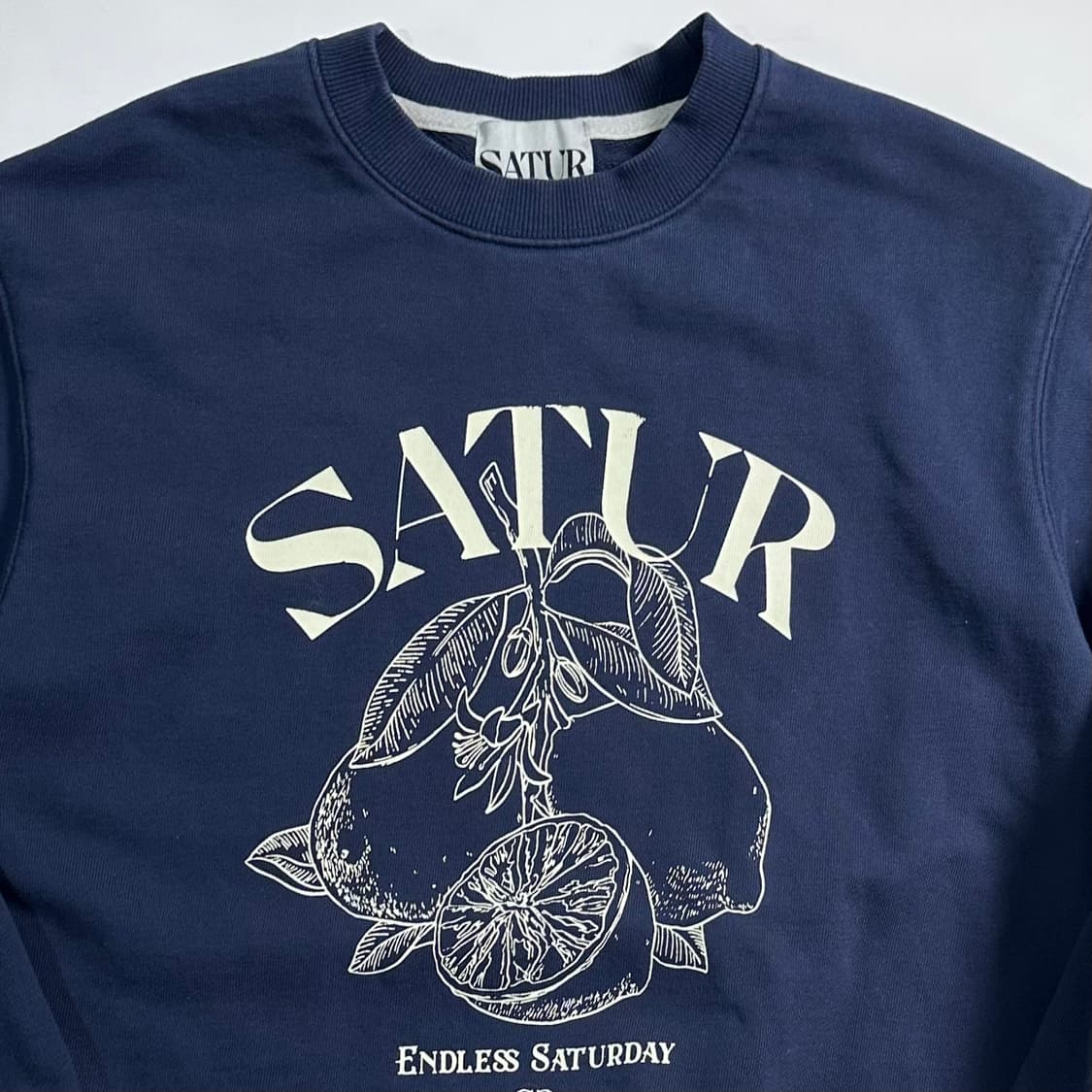 세터 우먼스 네이비 맨투맨  상품이미지2