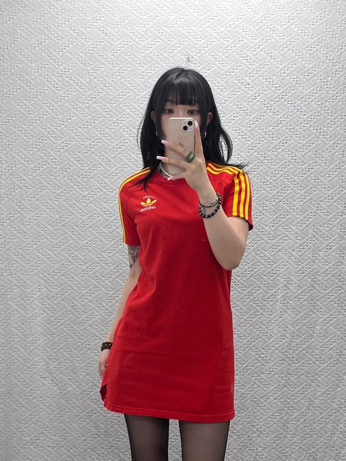 아디다스 레트로 에스파냐 슬림핏 반팔 원피스 XS C12109 상품이미지2