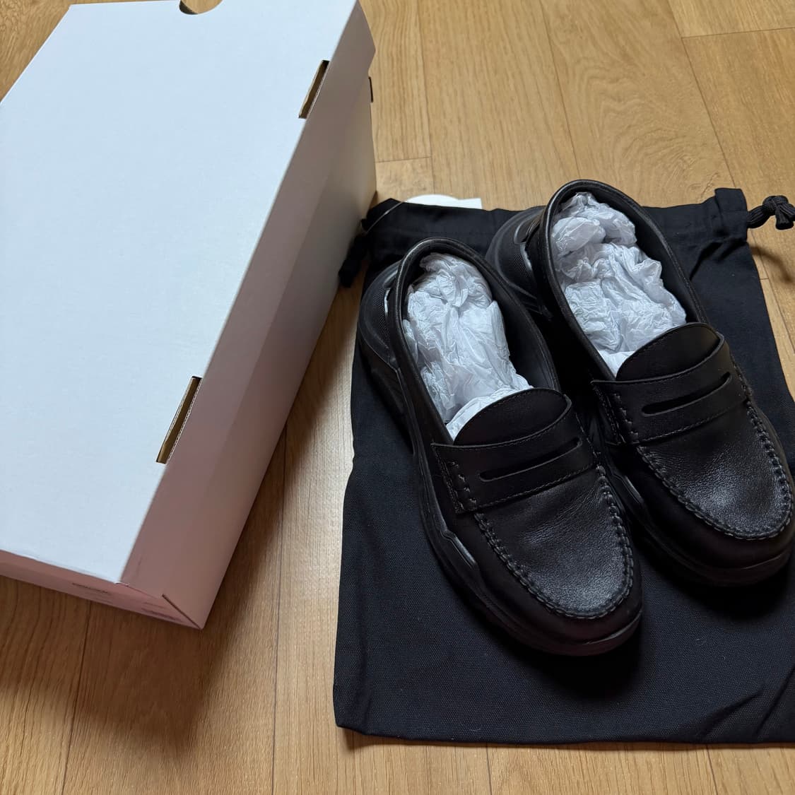 아키코아오키 레더 로퍼 제니 애착로퍼 37사이즈 상품이미지1