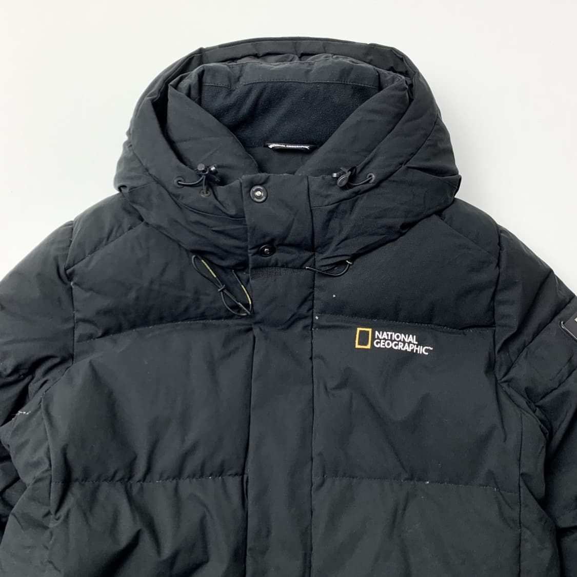 [90/정품] 내셔널지오그래픽 덕다운 롱패딩 블랙 상품이미지2