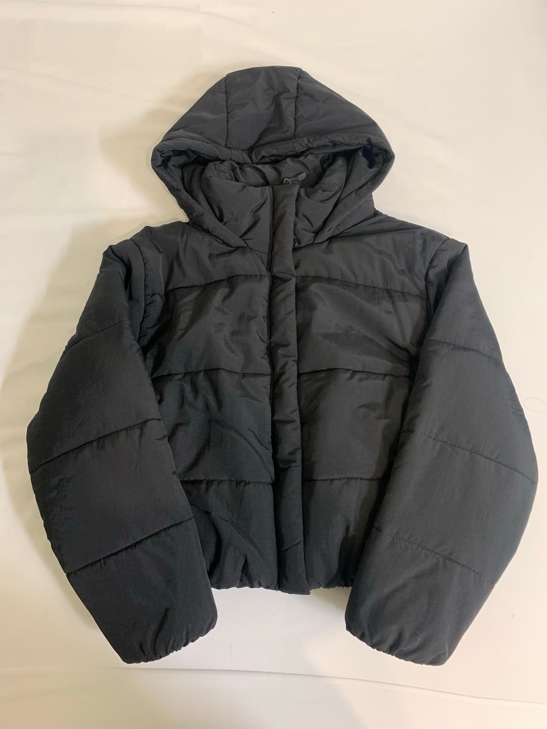 H&m 블랙 숏패딩 m 상품이미지1