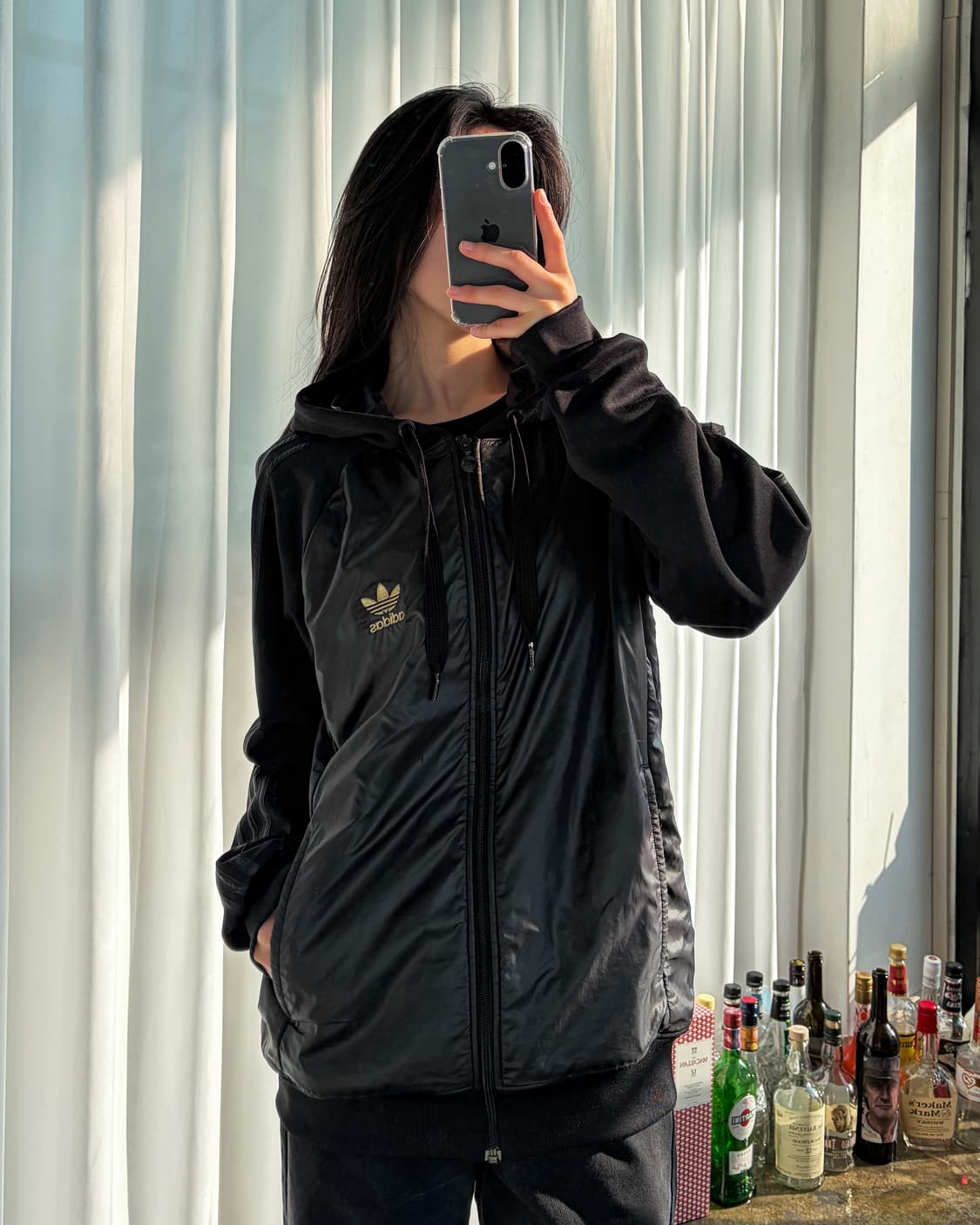 [XL]아디다스 트레포일 검골 후드 트랙탑 져지 상품이미지1