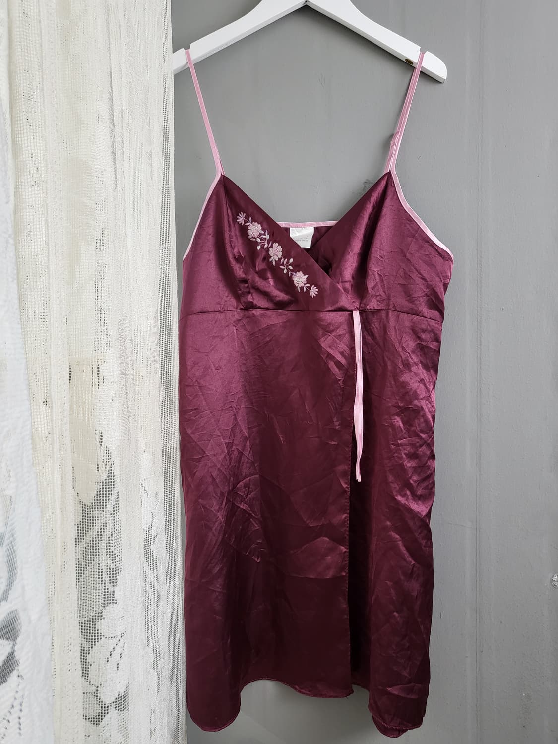 빈티지 일본풍 실크 슬립 원피스 상품이미지1