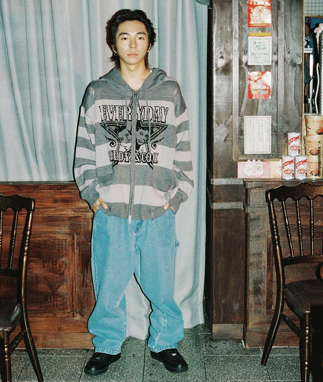 이스트쿤스트 후드집업 M 상품이미지4