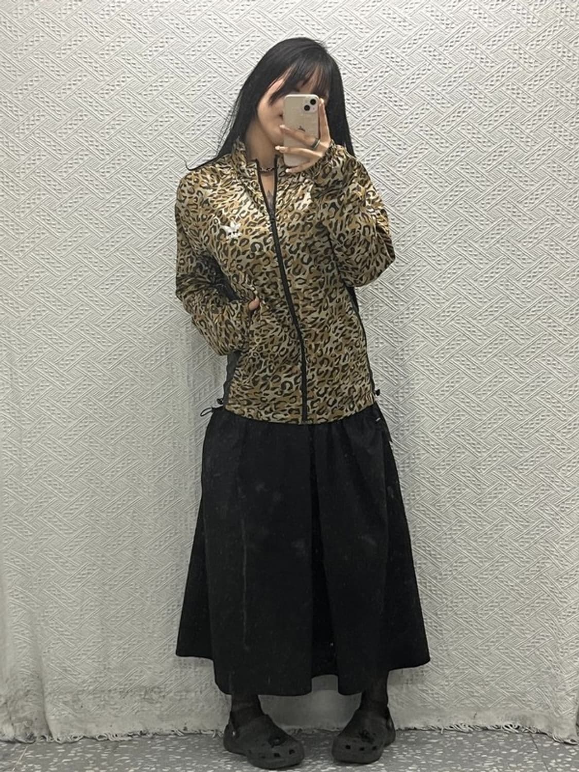 아디다스 레오파드 호피 리버시블 바람막이 집업 95 C06459 상품이미지1