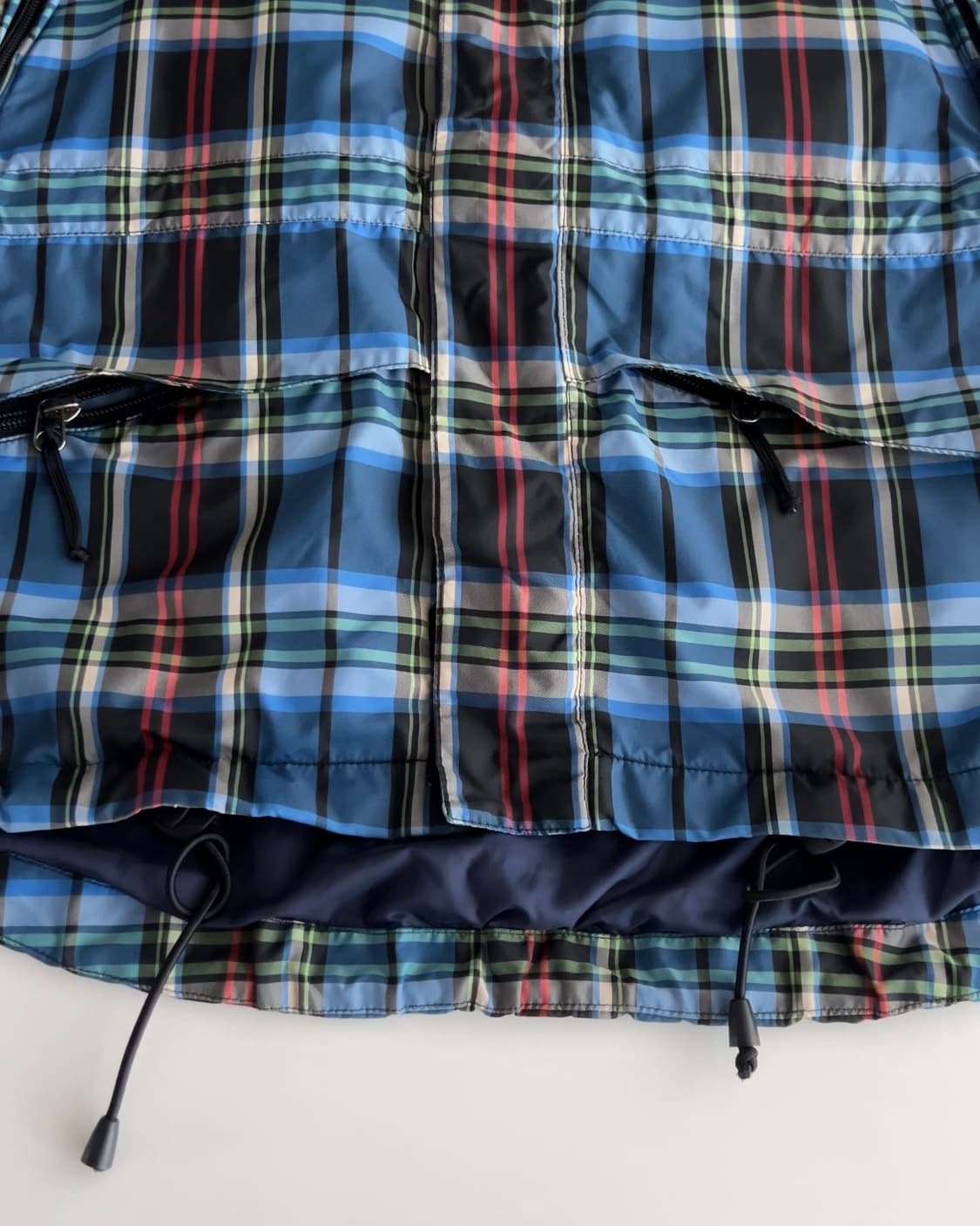 폴로스포츠 체크 유틸리티 투웨이 후드 바람막이 자켓 95 상품이미지5