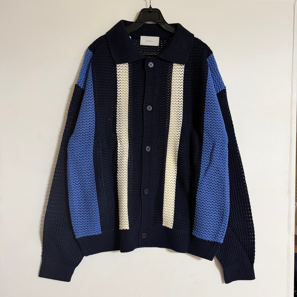새상품 남자 니트 가디건 (네이비) 상품이미지1