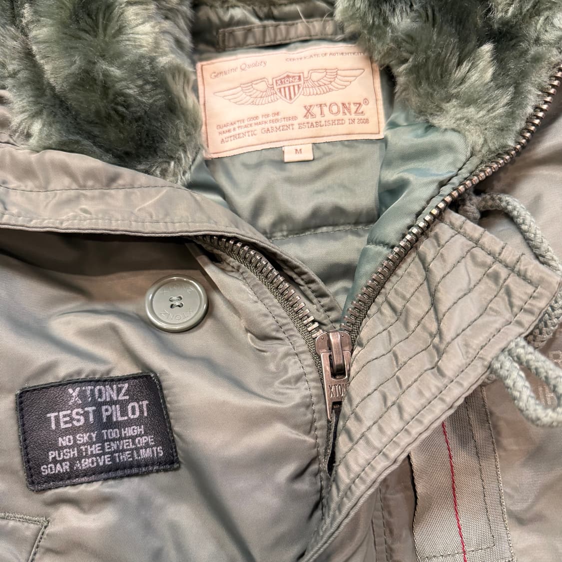  엑스톤즈 N3B 항공 야상 점퍼  상품이미지3