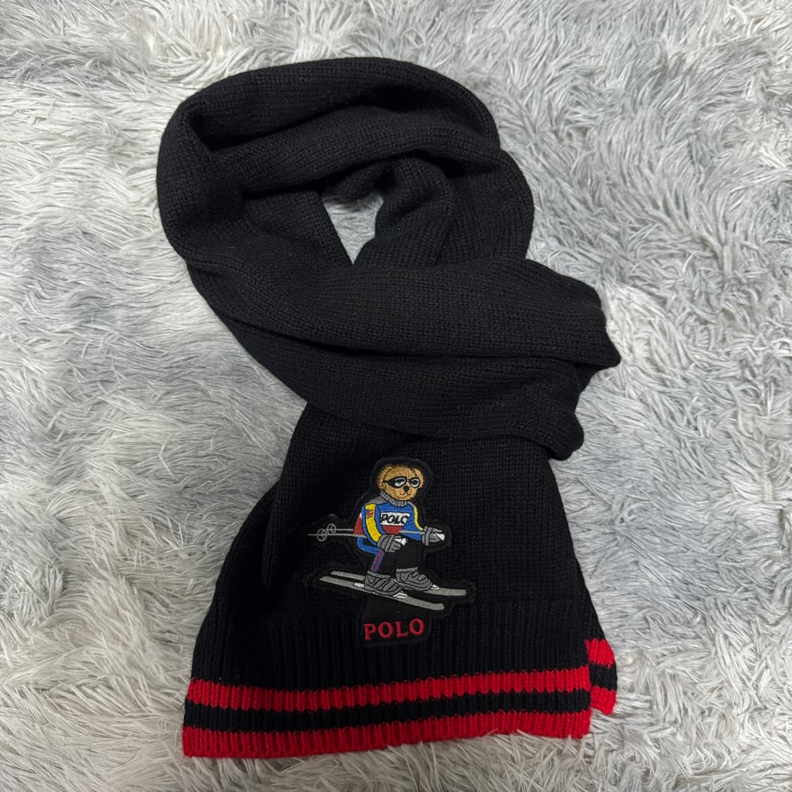 폴로   테디베어 머플러  183x25  상품이미지3