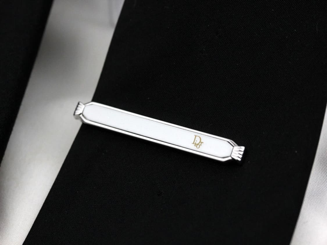 디올 S등급 5cm 은장 남자 명품 넥타이핀 빈티지 상품이미지10