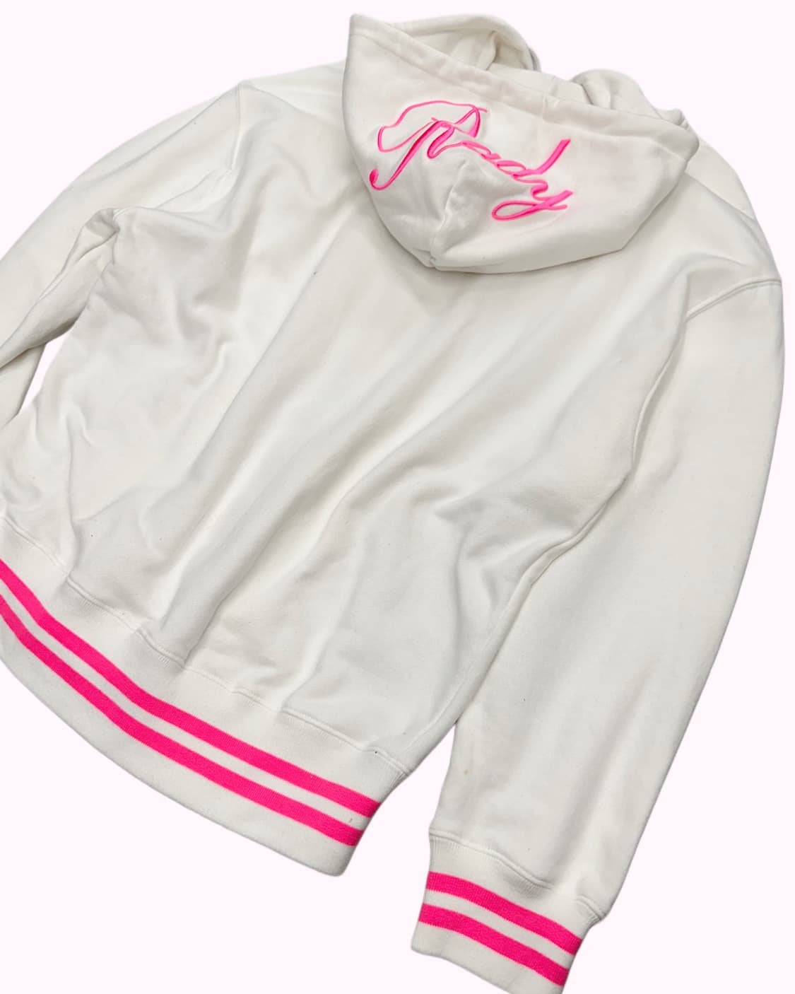 RADY white pink logo hood zip-up 상품이미지5