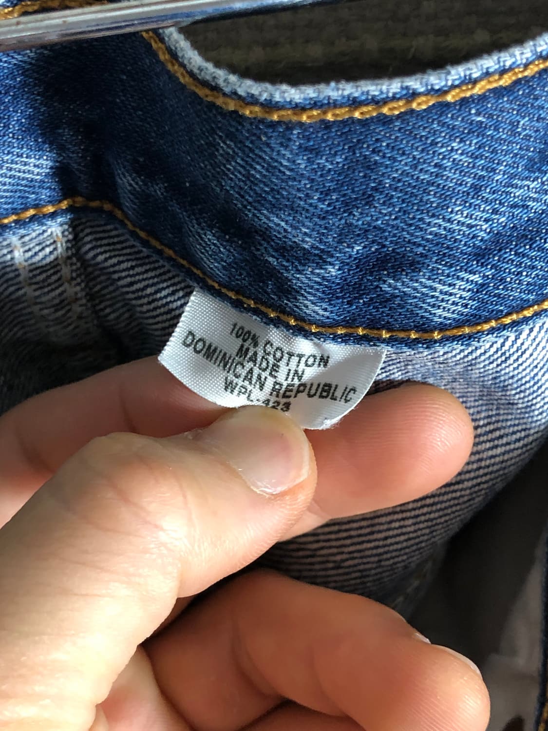 리바이스 501 중청 찢청 데미지 데님 32x32 상품이미지6