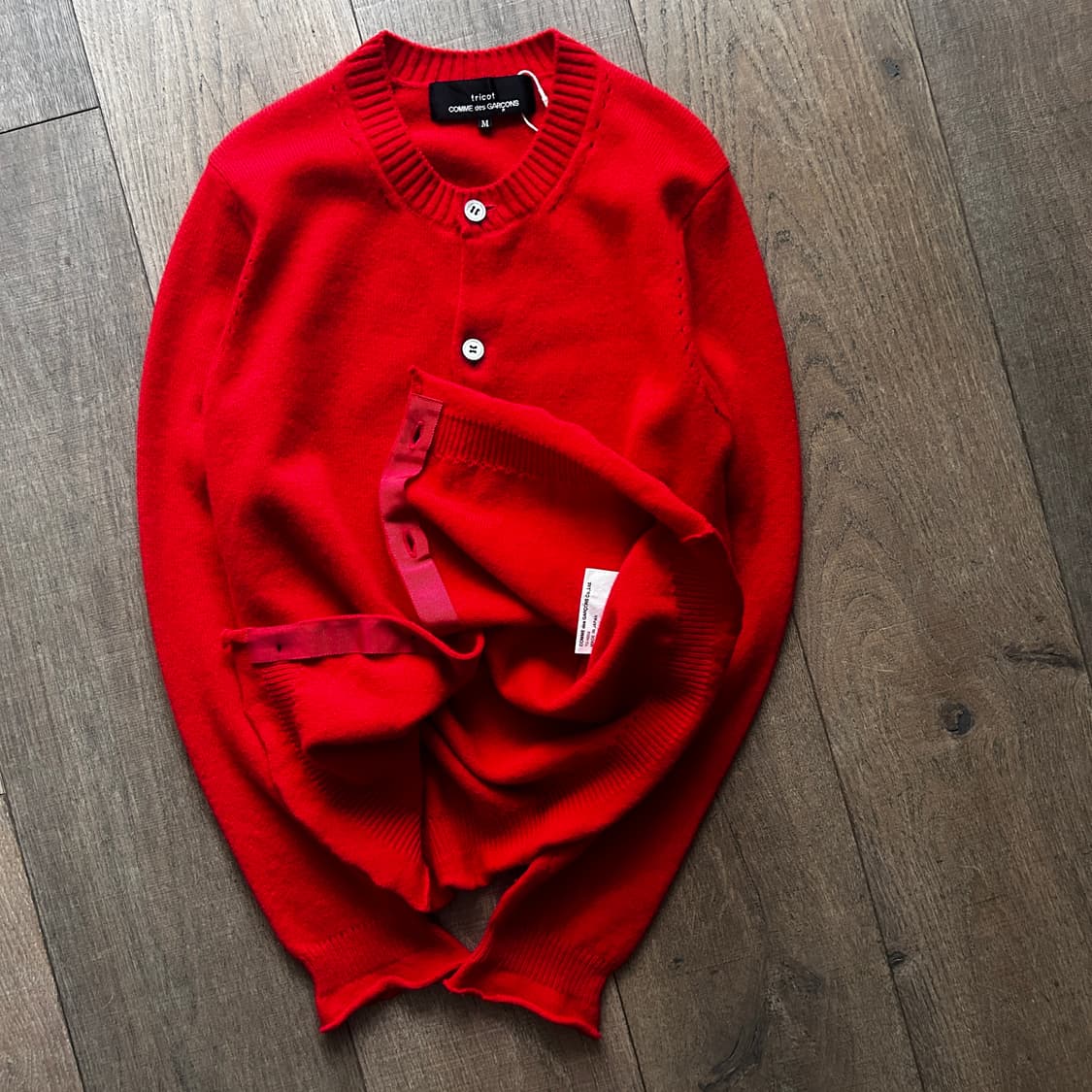Red Flare Punching Cardigan 상품이미지6
