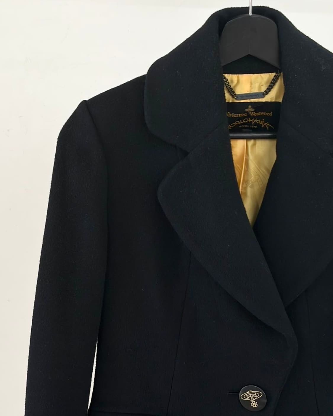 비비안 웨스트우드 앵글로매니아 블랙 2b 울 코트  상품이미지2