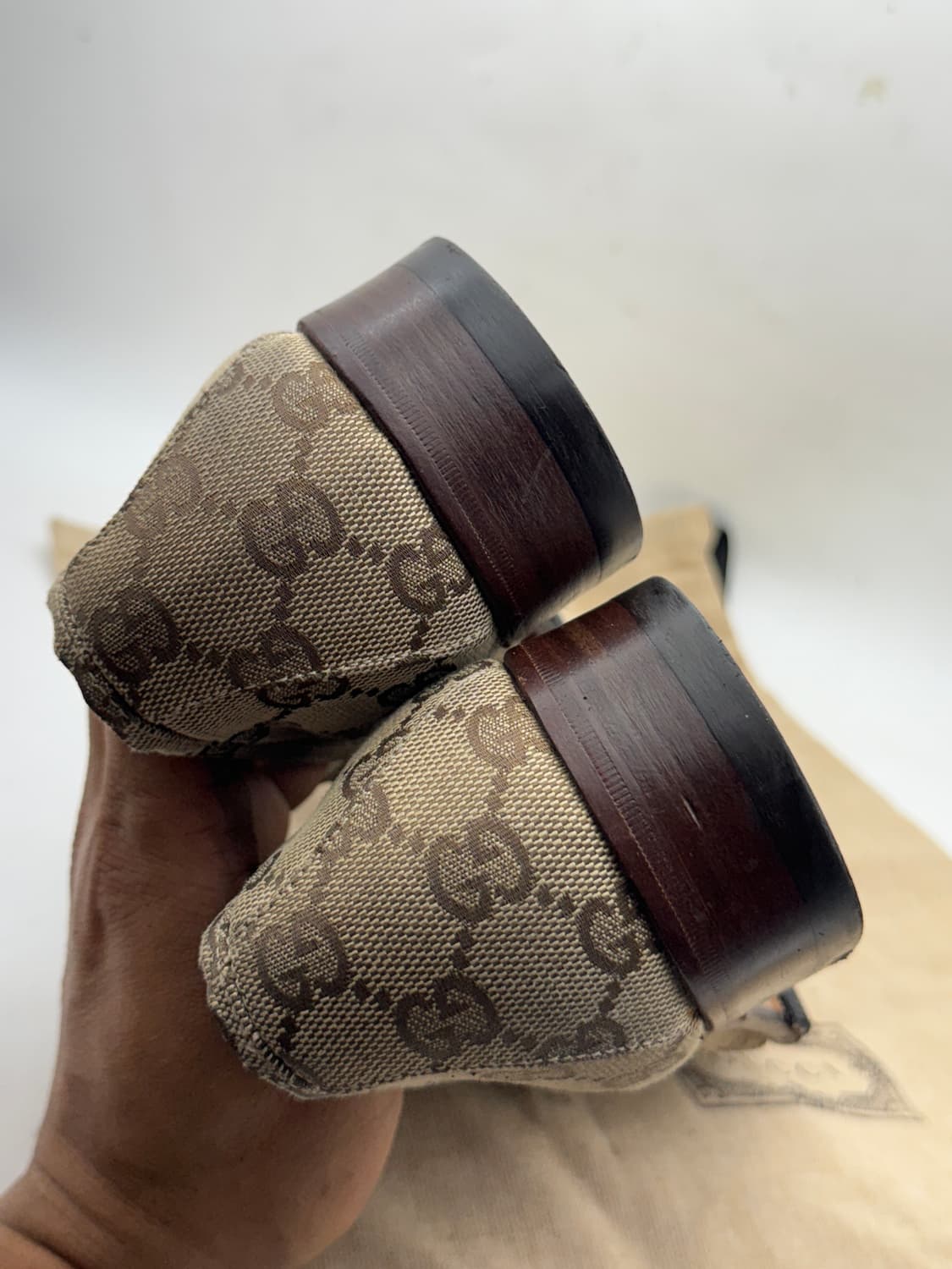 정품)구찌구두260 상품이미지7