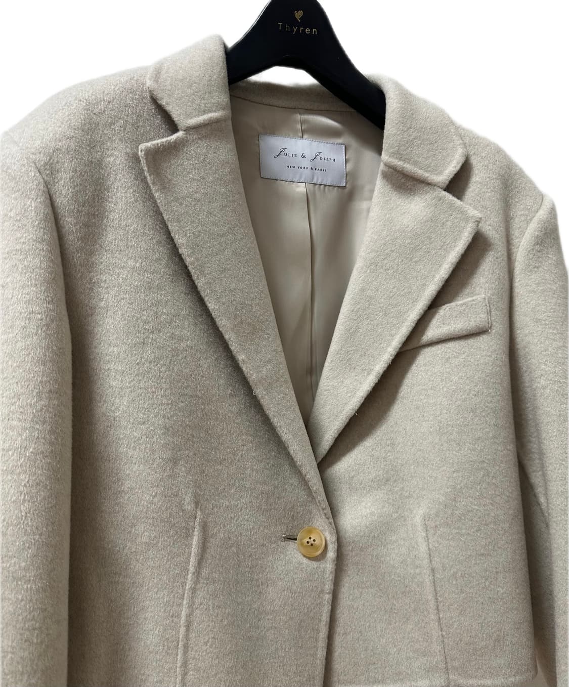 (새상품) 제평 고퀄 핸드메이드 울캐시미어 자켓 색2가지 상품이미지5