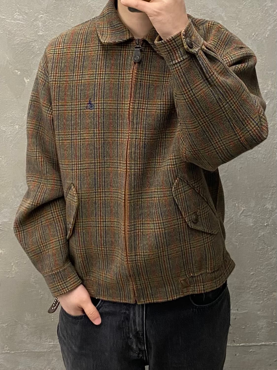 [95] 90-00s Bean Pole 빈폴 빈티지 울 체크 자켓 상품이미지9